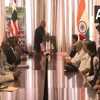 Shrikant Shinde-led all-party delegation holds meeting with Liberian Speaker