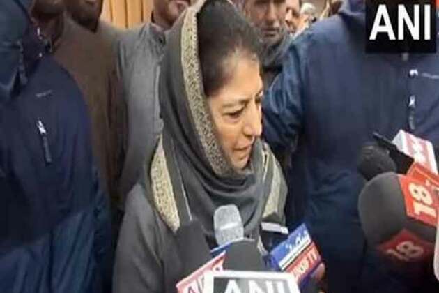 Amid the Holi-Jumma row Mehbooba Mufti slams CM Yogi Adityanath