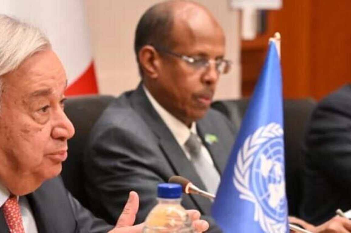 Secretary-General's remarks at the beginning of the meeting with the President of France and the Chairperson of the African Union Commission