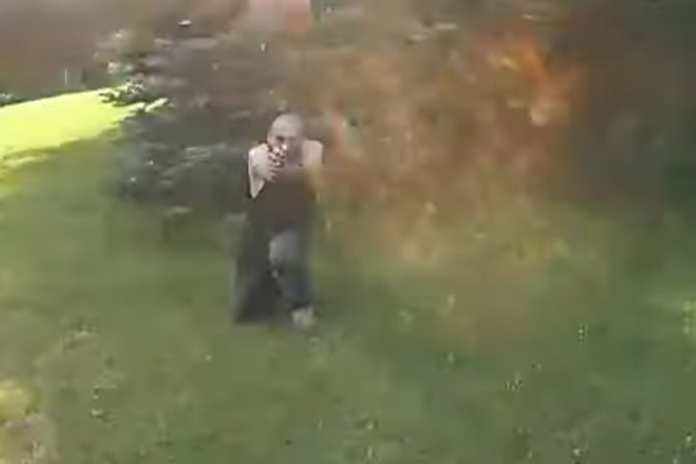 Body camera video shows Michigan man firing shots at officer, leading to police shooting