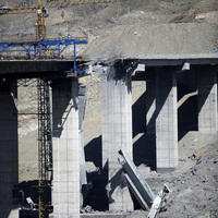 IRAN-KARAJ-B1 BRIDGE-U.S.-ISRAELI ATTACKS-DAMAGE
