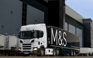 M&S vehicle fleet to include more than 300 biomethane-powered trucks by March 2027