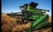  John Deere's new X9 series harvesters boast better grain handling capacity and more power. Image courtesy John Deere.
