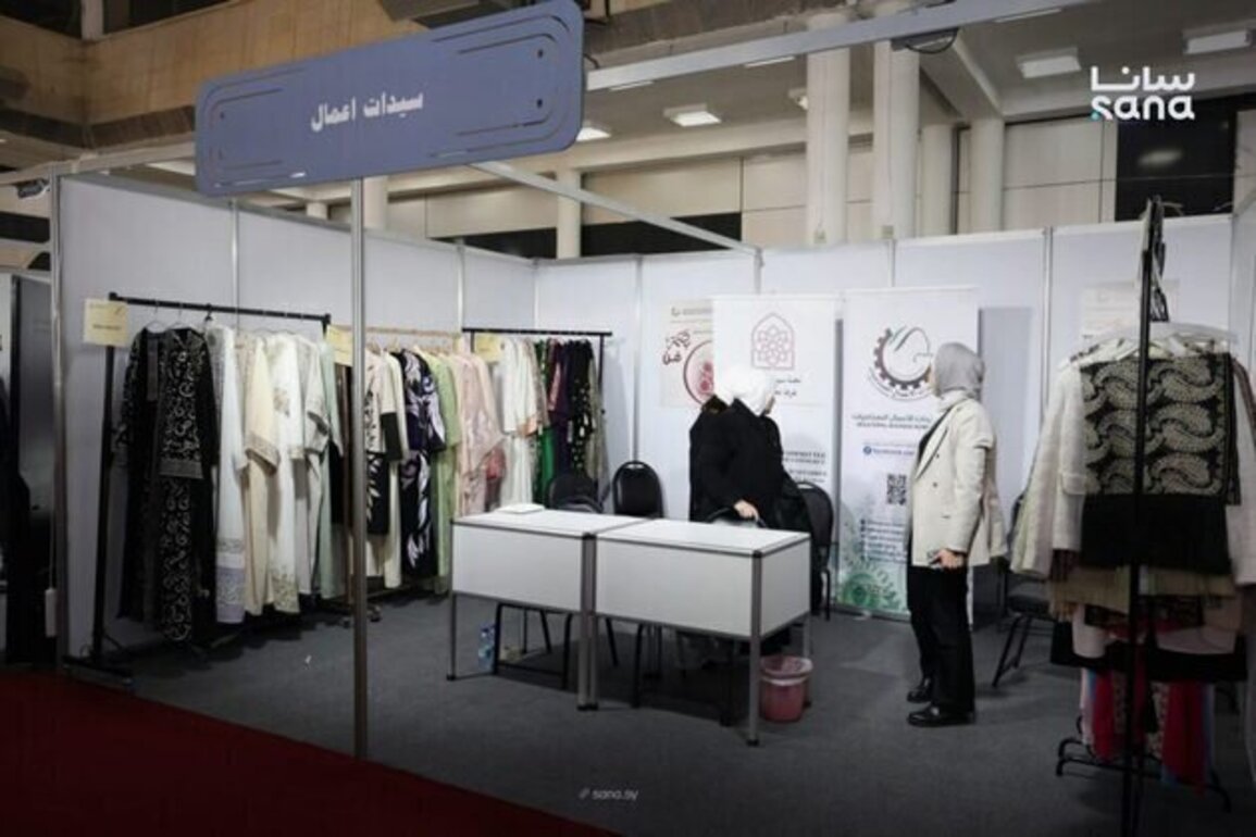 Syrian Businesswomen showcase handcrafted fashion at Motex Fair