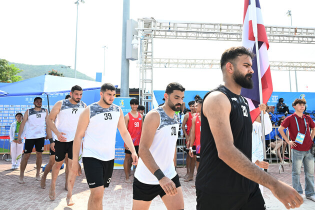(SP)CHINA-HAINAN-SANYA-ASIAN BEACH GAMES-BEACH HANDBALL-MEN'S PRELIMINARY ROUND-GROUP B