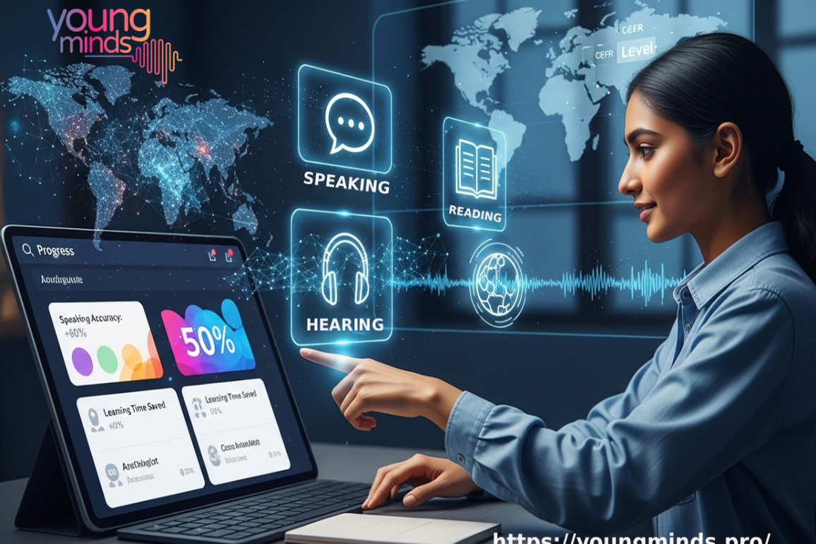 YoungMinds.pro Launches AI Language Platform, Delivering 50% Faster Learning Outcomes