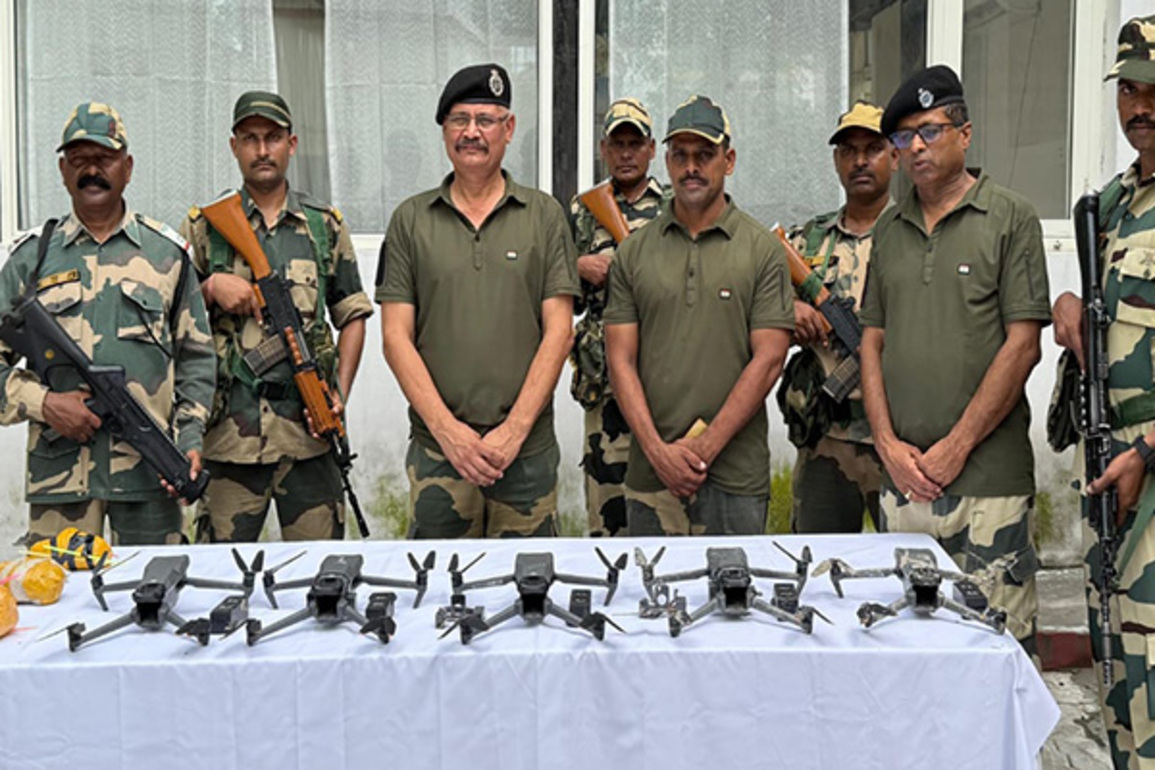 Punjab: BSF recovers 6 Pakistani drones, 2.34 kg heroin from Amritsar border