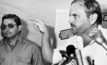 Andrew Vickers addressing the media following the Moura disaster in 1986.