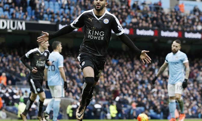 Leicester stun Man City to move six points clear Leicester stun Man City to move six points clear