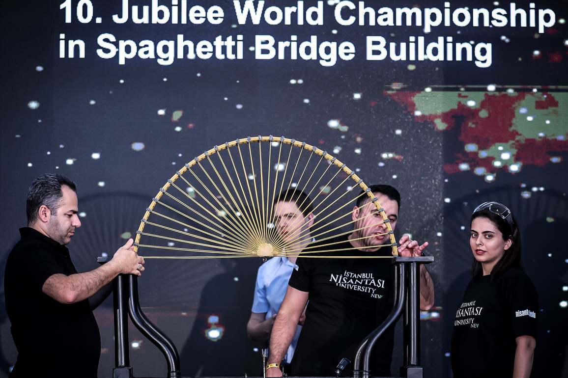 HUNGARY-BUDAPEST-SPAGHETTI BRIDGE BUILDING-WORLD CHAMPIONSHIP
