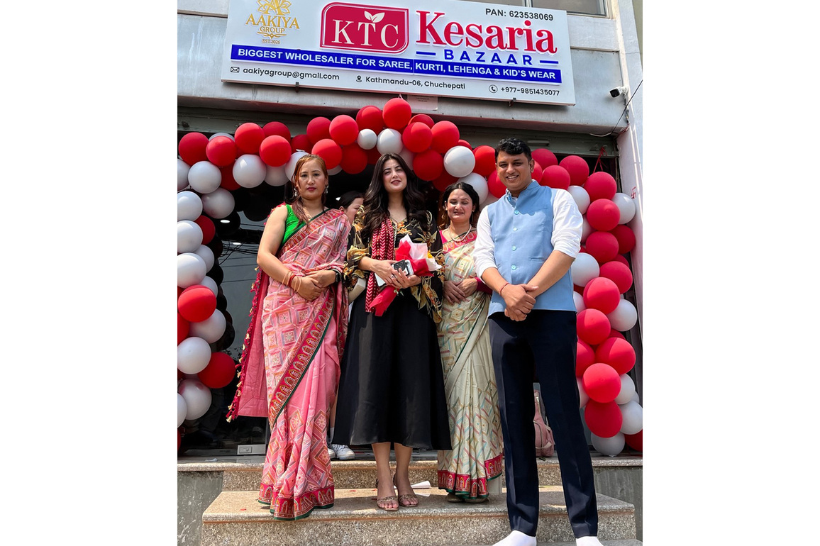 Ritesh Modi's Kesaria Textile Company Launches Kesaria Bazaar in Nepal, Its First International Wholesale Franchise in Kathmandu