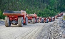  Northern Star Resources' new trucks lined up at Pogo in Alaska, USA