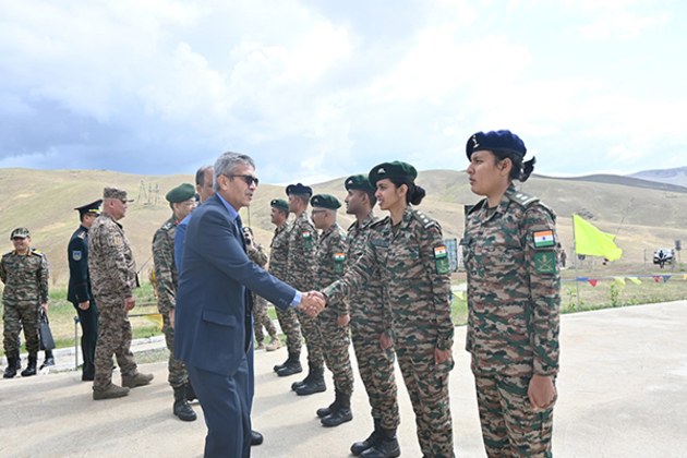 Defence Secretary Rajesh Kumar presides over closing ceremony of India-Mongolia joint military exercise