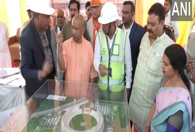 UP: CM Yogi Adityanath inspects international cricket stadium in Varanasi