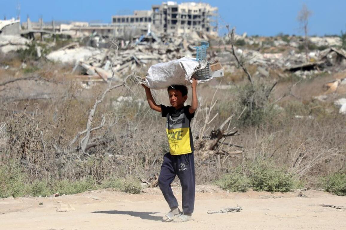 Fragile calm returns to Gaza as thousands of displaced residents head north