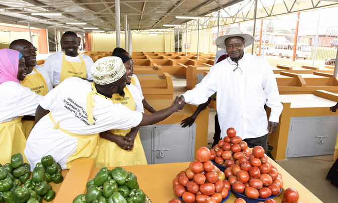 President commissions Masaka market President commissions Masaka market