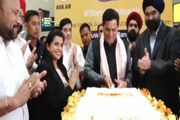 Assam CM Sarbananda Sonowal flags off Guwahati-Bangkok flight