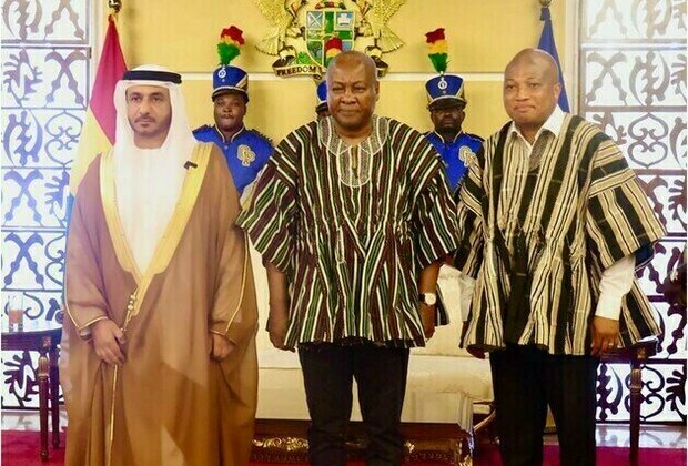 UAE Ambassador presents credentials to President of Ghana