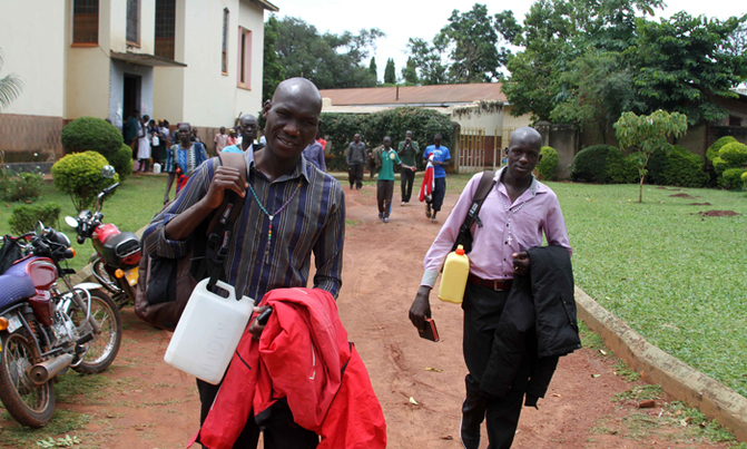 Day 2: Lira pilgrims walk for 45km Day 2: Lira pilgrims walk for 45km