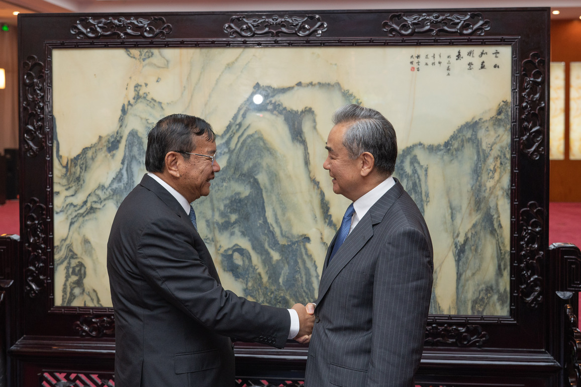 CHINA-YUNNAN-WANG YI-CAMBODIA-MEETING (CN)