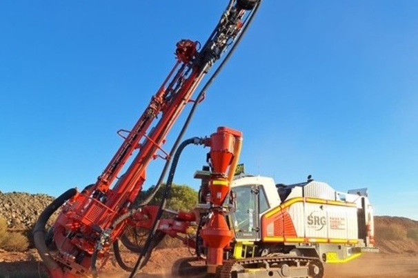 SRG Global has begun putting the first Sandvik Leopard DI650i Gen2 down-the-hole drill rig to use across its operations