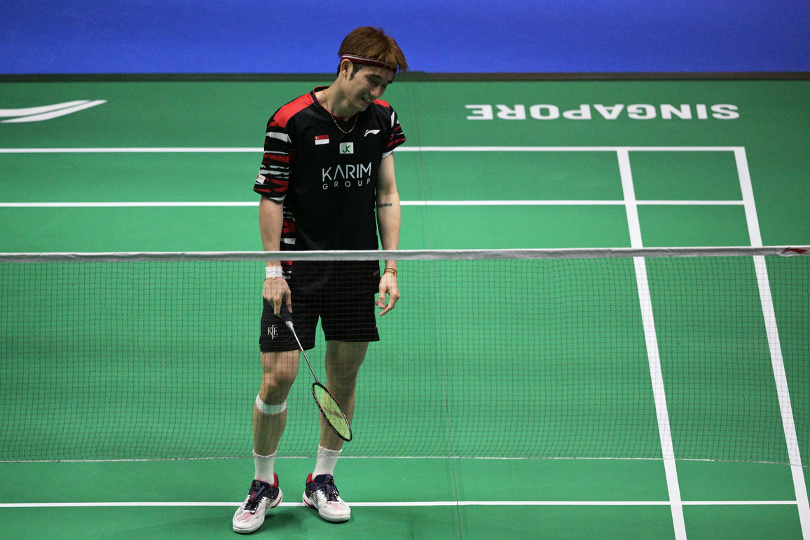 (SP)SINGAPORE-BADMINTON OPEN-MEN'S SINGLES