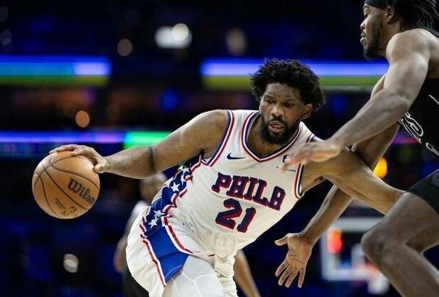 76ers' Joel Embiid (knee) to miss rest of season