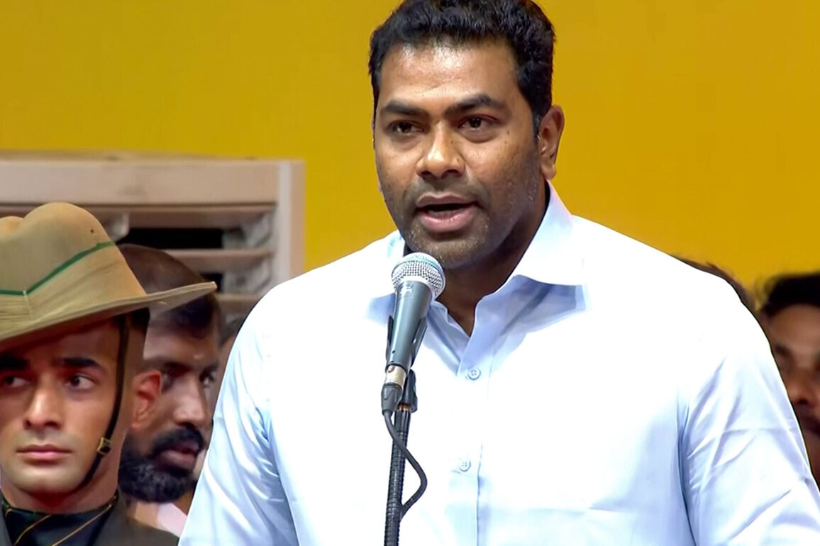 Tamil Nadu Minister Aadhav Arjuna blames Centre circular for 'Thamizhthai Vaazhthu' protocol shift; vows return to traditional practice