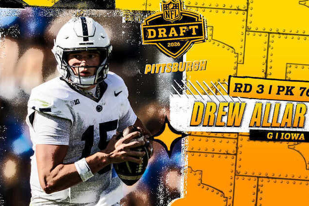 Steelers select Allar in third round