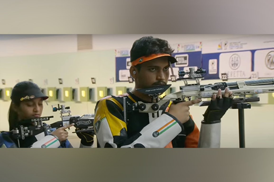 ISSF WC: Rudrankksh-Arya pair take silver in Air Rifle Mixed Team