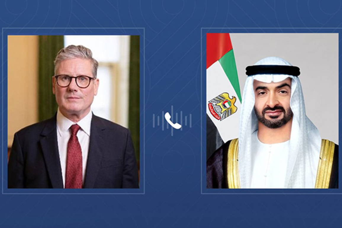 UAE President, UK Prime Minister hold phone call to discuss regional developments