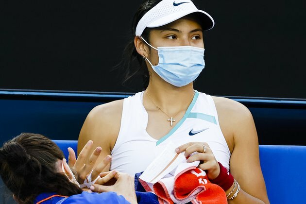 Agony for Raducanu as teen battles blisters in Aus Open defeat
