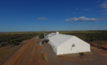 CBH Gabbin’s storage shed, road and rail loading and siding facilities.