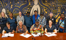 Karlka Nyiyaparli Aboriginal Corporation and Rio Tinto representatives signed the updated Native Title Agreement in Port Hedland on November 28.