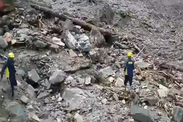 SDRF, NDRF and other teams conduct relief and rescue operations at landslide-hit Silai Band area