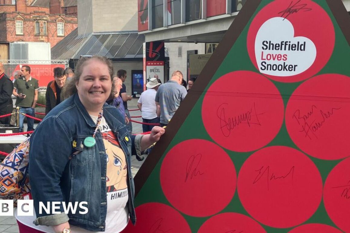 Snooker fan attends every session of Sheffield World Championships