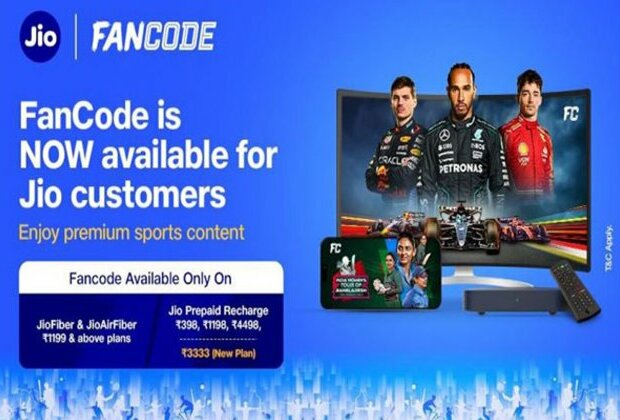 Jio introduces complimentary FanCode subscription with select JioAirFiber, JioFiber, Jio Mobility Prepaid plans