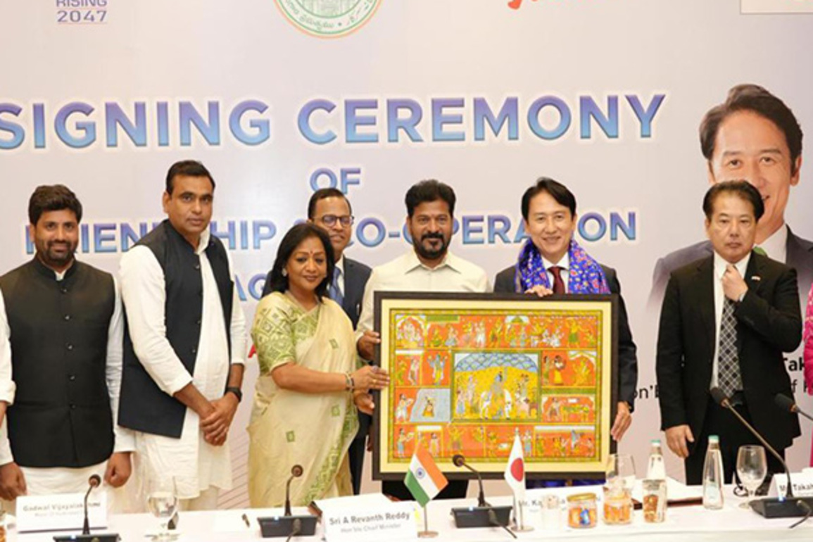 Telangana, Japan's Kitakyushu city sign pact to boost economic, urban ties