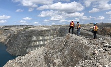 Geologists at Troilus’ Z87 zone