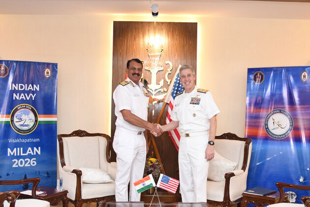 Navy chief Adm Dinesh Tripathi holds bilateral talks with US Pacific Fleet Commander