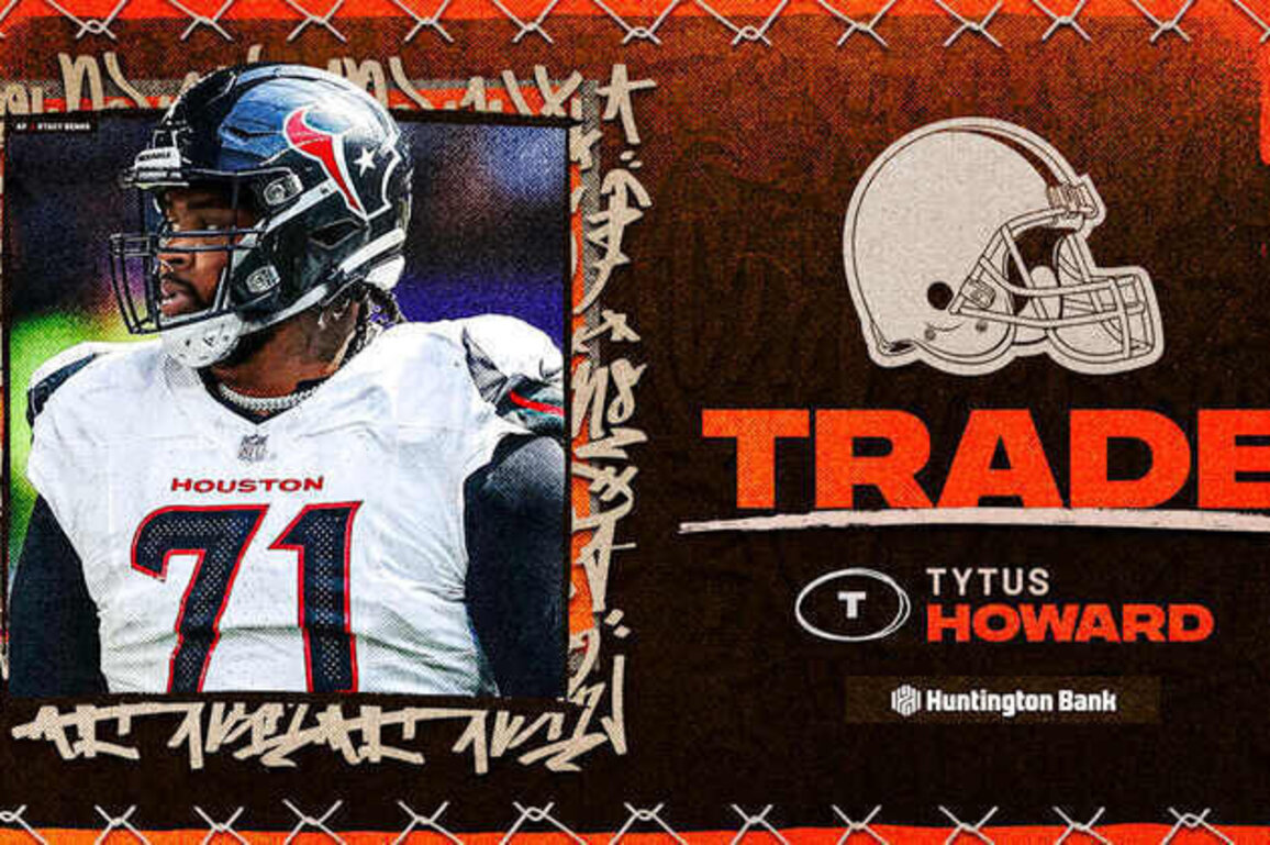 Browns acquire Tytus Howard in trade with the Texans