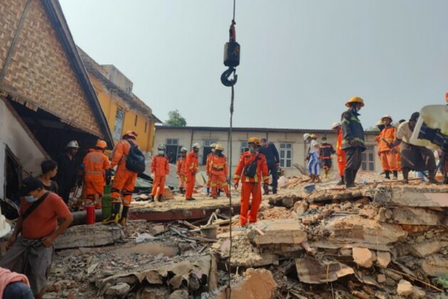 Rescue teams from india continue search for Myanmar quake survivors, more aid to follow