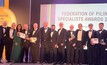  The winners at the 2023 Federation of Piling Specialists annual awards ceremony