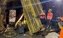  Drilling from underground in the western decline into the western section at the Roskear / Dolcoath areas of the South Crofty tin mine