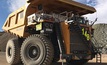 The Liebherr T 284 mining truck operating at the Collahuasi mine
