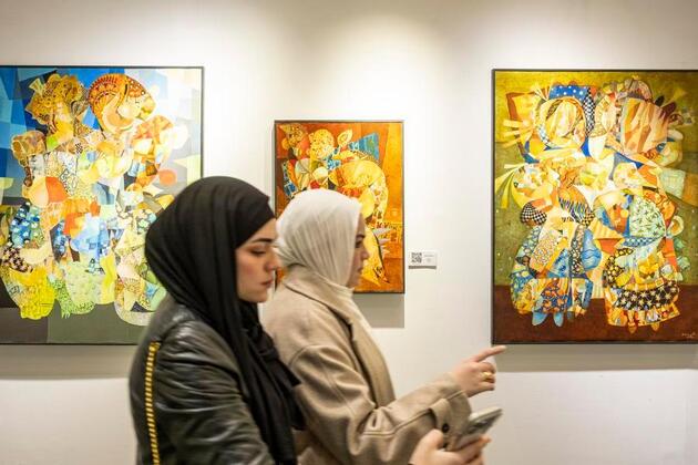 Mideast in Pictures: 7th edition of Art Cairo held at Grand Egyptian Museum