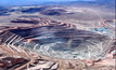 The Collahuasi copper mine in Chile
