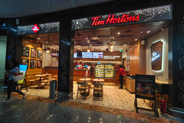 Tim Hortons Doubles Up at India's Premier Airport!
