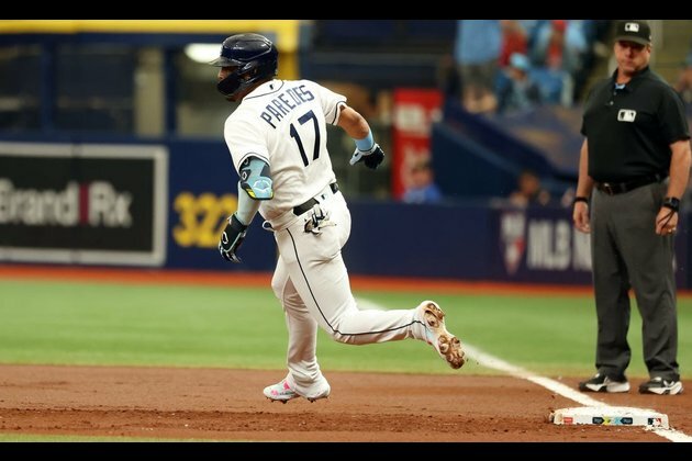 Rays score two runs in ninth inning to rally past Angels