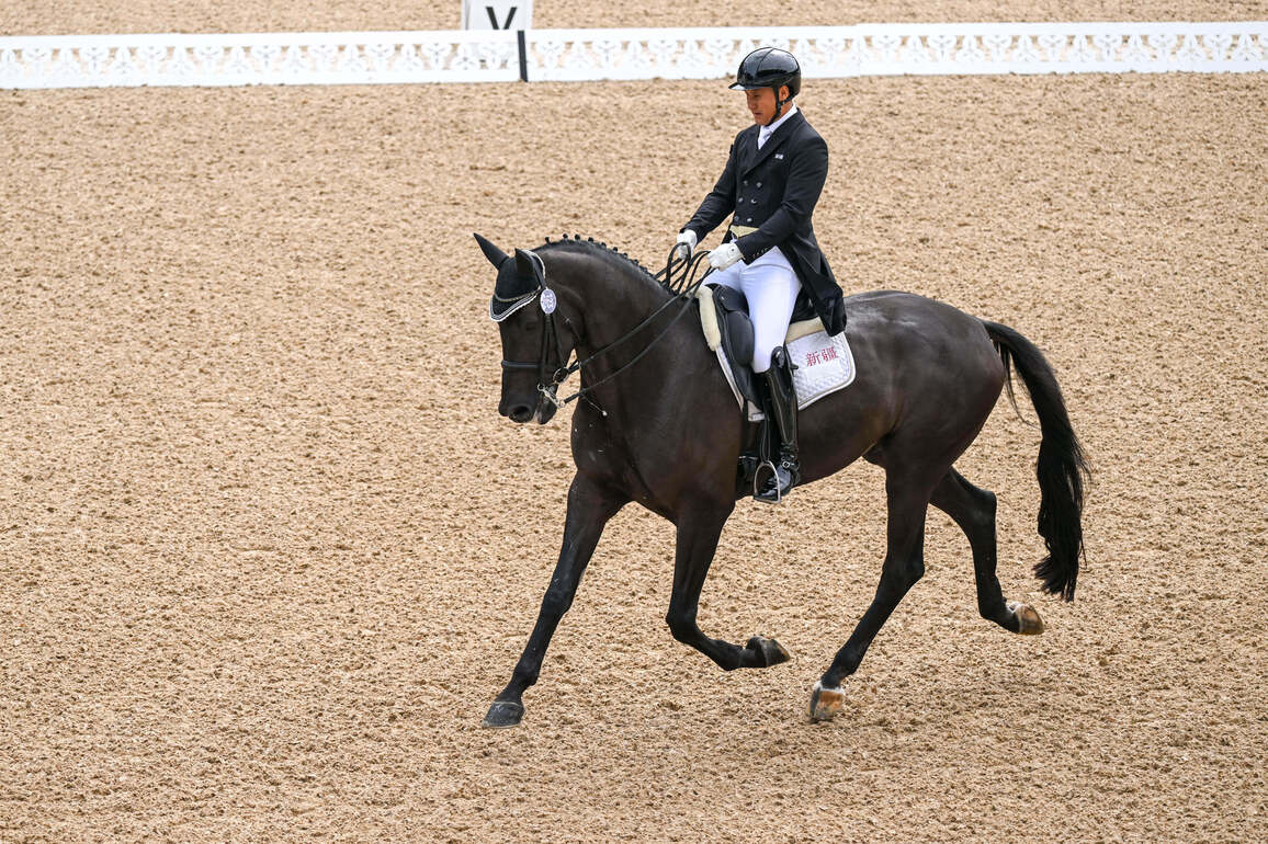 (SP)CHINA-15TH NATIONAL GAMES-EQUESTRIAN-DRESSAGE-TEAM (CN)